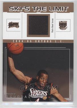 2004-05 Skybox L.E. - Sky's the Limit - Gold Jersey #SL-AI2 - Andre Iguodala /50