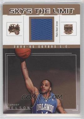 2004-05 Skybox L.E. - Sky's the Limit - Gold Jersey #SL-JN - Jameer Nelson /50