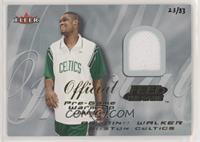 Antoine Walker (2000-01 Fleer Feel the Game) #/33