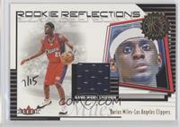 Darius Miles (2000-01 Fleer Authority Rookie Reflections) #/15