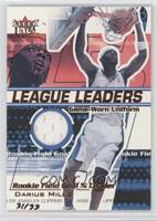 Darius Miles (2001-02 Fleer Ultra League Leaders) #/33