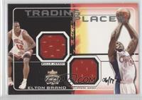 Elton Brand (2001-02 Fleer Focus Jersey Edition Trading Places) #/17