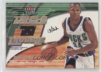 Ray Allen (2001-02 Ultra Triple Double Trouble Materials) #/22