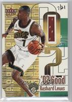 Rashard Lewis (2001-02 Fleer Ultra '02 Good) #/21