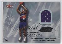 Shawn Marion (2000-01 Fleer Tradition Feel the Game) #/39