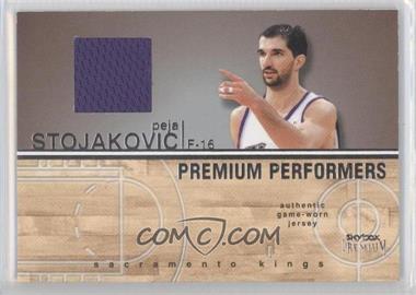 2004-05 Skybox Premium - Premium Performers Jerseys #PPJ-PS - Peja Stojakovic