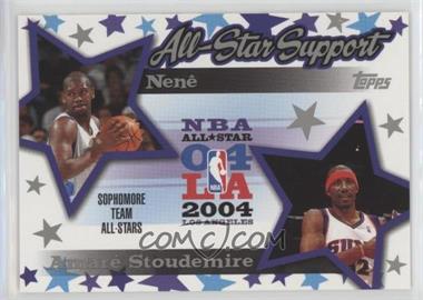 2004-05 Topps - All-Star Support #AS-NS - Amare Stoudemire, Nene