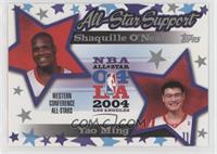 Shaquille O'Neal, Yao Ming [EX to NM]