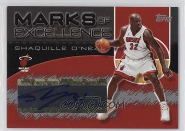 2004-05 Topps - Marks of Excellence Autographs #ME-SO - Shaquille O'Neal