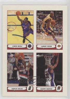 2004-05 Topps Bazooka - 4-on-1 Stickers #24 - Chris Bosh, Lamar Odom, Darius Miles, Shawn Marion