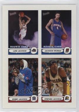 2004-05 Topps Bazooka - 4-on-1 Stickers #25 - Jackson Vroman, Bobby Jackson, Stephen Jackson, Luke Jackson