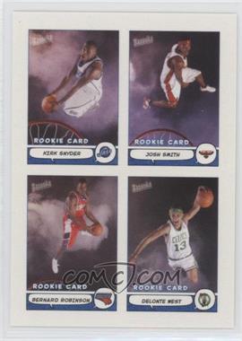 2004-05 Topps Bazooka - 4-on-1 Stickers #38 - Kirk Snyder, Bernard Robinson, Delonte West, Josh Smith