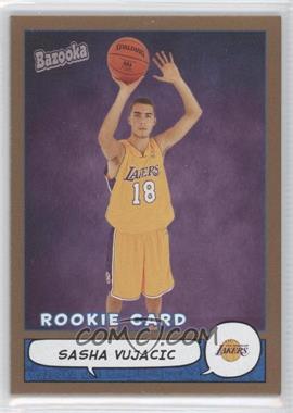 2004-05 Topps Bazooka - [Base] - Gold #202 - Sasha Vujacic