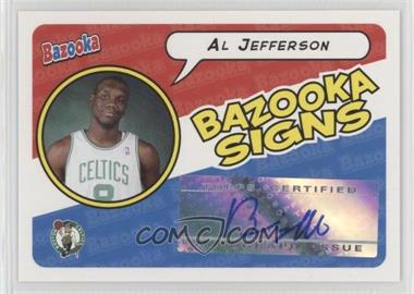 2004-05 Topps Bazooka - Signs #BS-AJ - Al Jefferson