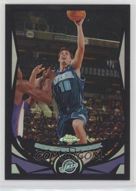 2004-05 Topps Chrome - [Base] - Black Refractor #130 - Gordan Giricek /500