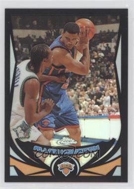 2004-05 Topps Chrome - [Base] - Black Refractor #69 - Allan Houston /500