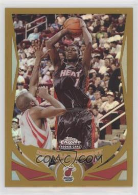 2004-05 Topps Chrome - [Base] - Gold Refractor #184 - Dorell Wright /99