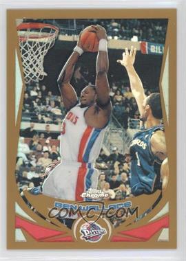 2004-05 Topps Chrome - [Base] - Gold Refractor #9 - Ben Wallace /99