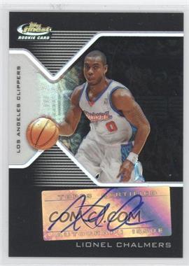 2004-05 Topps Finest - [Base] - Black Refractor #179 - Rookie Autograph - Lionel Chalmers /19