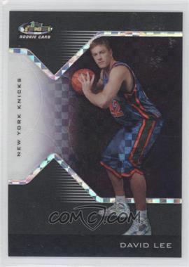 2004-05 Topps Finest - [Base] - Black X-Fractor #220 - 2005-06 Rookie - David Lee /19