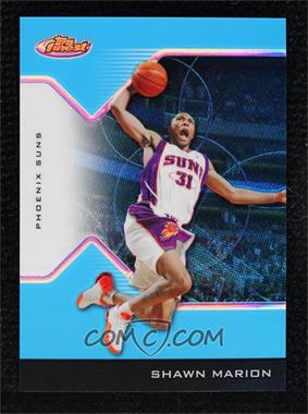2004-05 Topps Finest - [Base] - Blue Refractor #40 - Shawn Marion /50