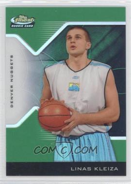 2004-05 Topps Finest - [Base] - Green Refractor #217 - 2005-06 Rookie - Linas Kleiza /59