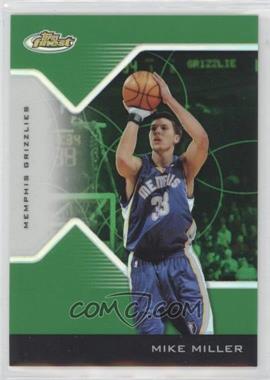 2004-05 Topps Finest - [Base] - Green Refractor #64 - Mike Miller /49