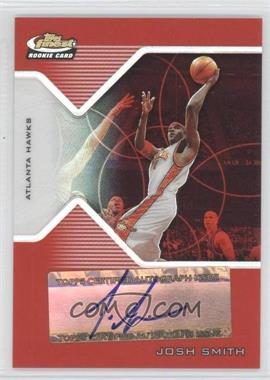2004-05 Topps Finest - [Base] - Red Refractor #164 - Rookie Autograph - Josh Smith /79