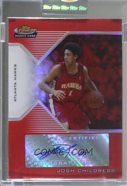 2004-05 Topps Finest - [Base] - Red Refractor #176 - Rookie Autograph - Josh Childress /79 [Uncirculated]