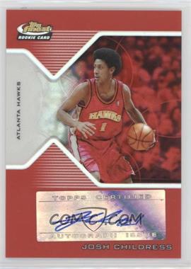2004-05 Topps Finest - [Base] - Red Refractor #176 - Rookie Autograph - Josh Childress /79