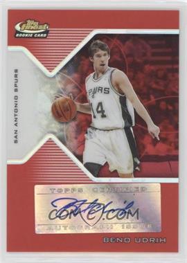 2004-05 Topps Finest - [Base] - Red Refractor #186 - Rookie Autograph - Beno Udrih /79