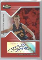 Rookie Autograph - Andris Biedrins #/79