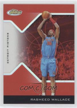 2004-05 Topps Finest - [Base] - Red Refractor #36 - Rasheed Wallace /149