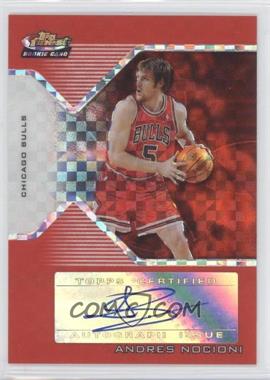 2004-05 Topps Finest - [Base] - Red X-Fractor #190 - Rookie Autograph - Andres Nocioni /59