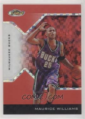 2004-05 Topps Finest - [Base] - Red X-Fractor #80 - Maurice Williams /99
