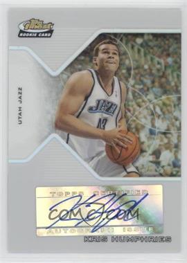 2004-05 Topps Finest - [Base] - Refractor #168 - Rookie Autograph - Kris Humphries /179