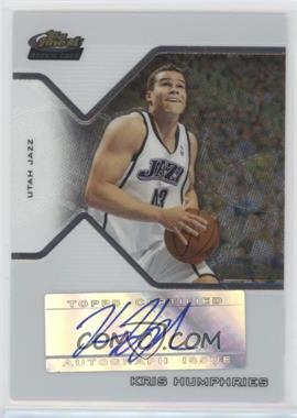 2004-05 Topps Finest - [Base] #168 - Rookie Autograph - Kris Humphries /299