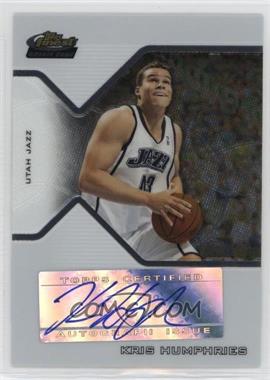 2004-05 Topps Finest - [Base] #168 - Rookie Autograph - Kris Humphries /299