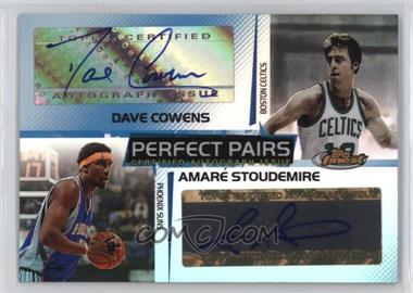 2004-05 Topps Finest - Perfect Pairs - Refractor #PP-SC - Amare Stoudemire, Dave Cowens /20