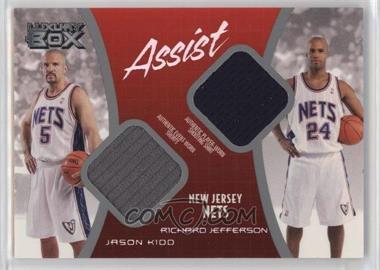 2004-05 Topps Luxury Box - Assist Relics #AS-KJ - Jason Kidd, Richard Jefferson /350