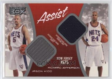 2004-05 Topps Luxury Box - Assist Relics #AS-KJ - Jason Kidd, Richard Jefferson /350