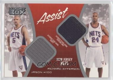 2004-05 Topps Luxury Box - Assist Relics #AS-KJ - Jason Kidd, Richard Jefferson /350