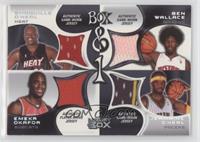 Shaquille O'Neal, Emeka Okafor, Ben Wallace, Jermaine O'Neal #/450