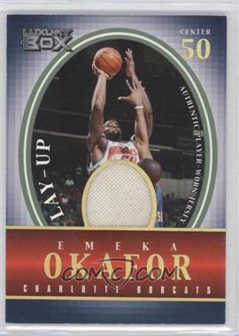 2004-05 Topps Luxury Box - Lay-Up Relics - Loge Level #LU-EO - Emeka Okafor /75