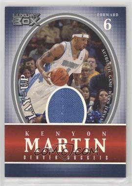 2004-05 Topps Luxury Box - Lay-Up Relics #LU-KM - Kenyon Martin /500