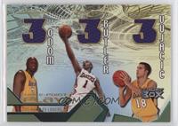 Lamar Odom, Caron Butler, Sasha Vujacic #/75