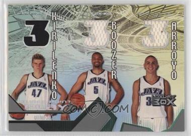 2004-05 Topps Luxury Box - Three-Point Play Relics #TPP-KBA - Andrei Kirilenko, Carlos Boozer, Carlos Arroyo /450