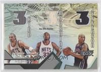 Jason Kidd, Alonzo Mourning, Richard Jefferson #/450