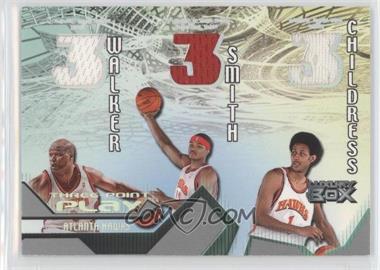 2004-05 Topps Luxury Box - Three-Point Play Relics #TPP-WSC - Antoine Walker, Josh Smith, Josh Childress /450