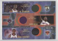 Al Jefferson, Chris Bosh, Mike Sweetney #/75